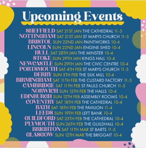 Craft+Flea Upcoming Events Calendar