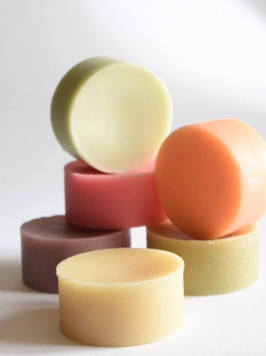 A group shot of solid conditioner bars.