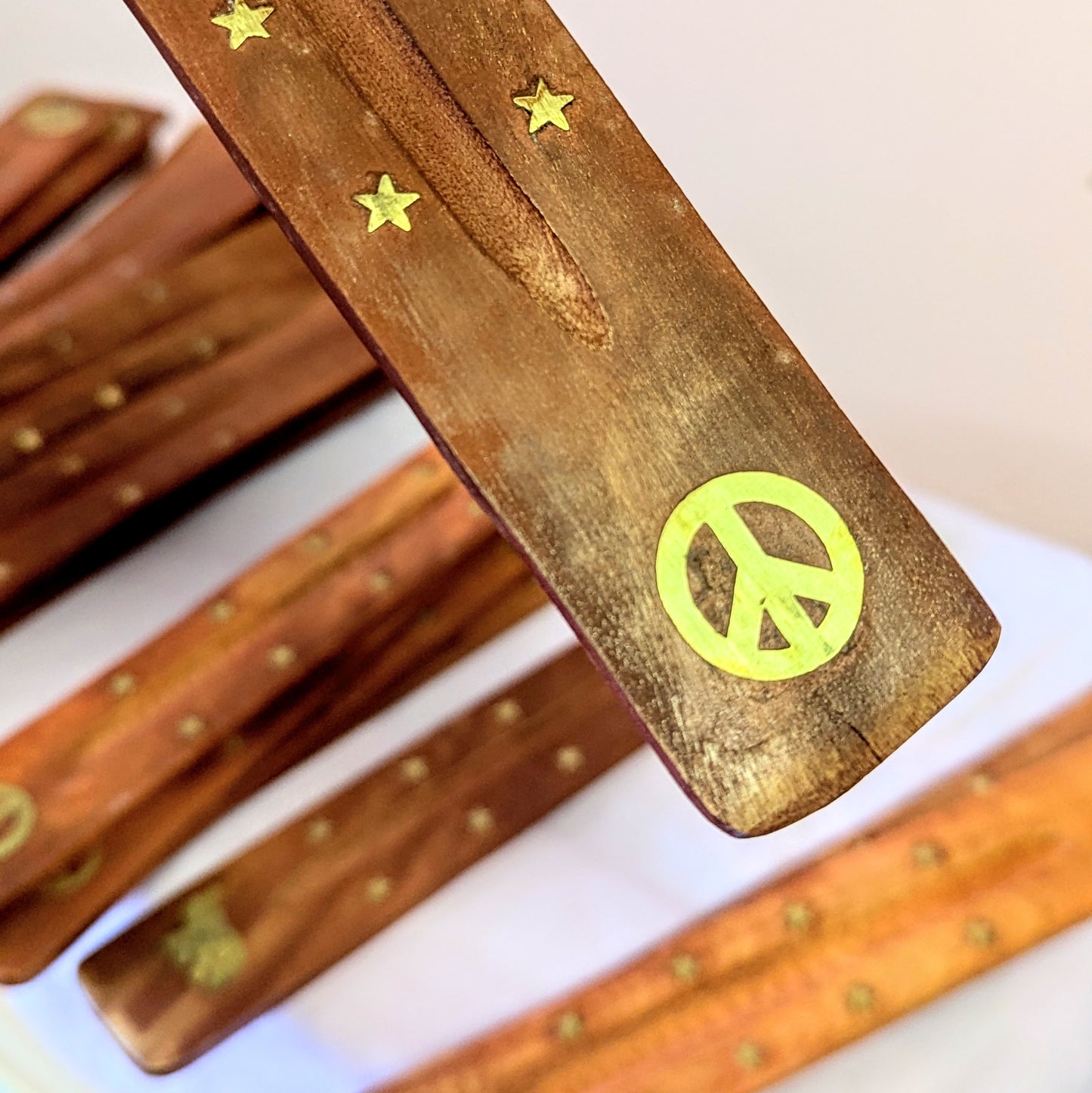 brass peace Super seconds incense holder 