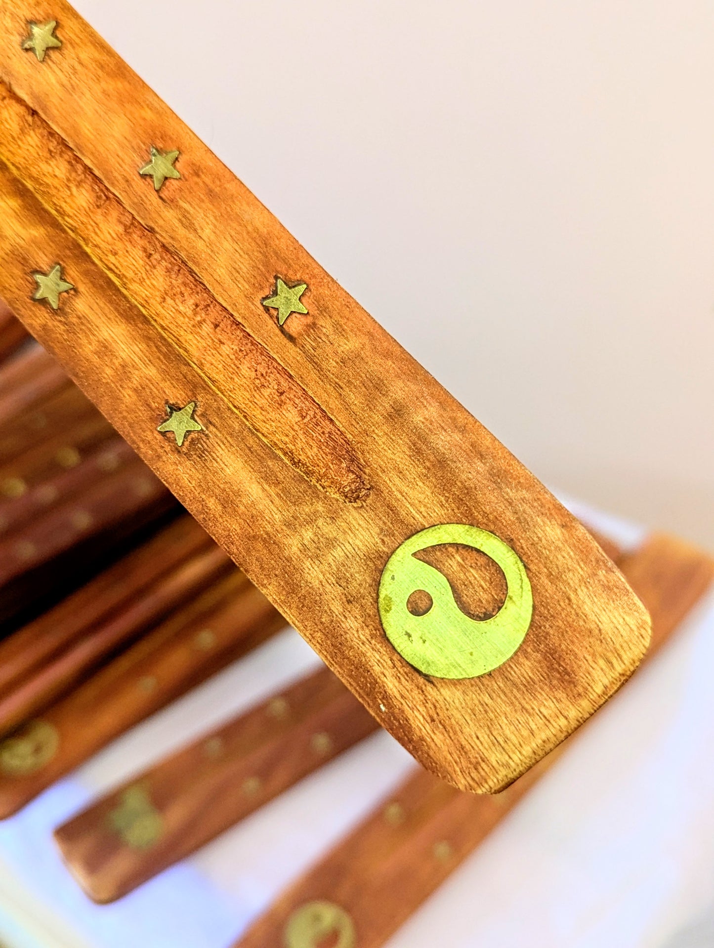 yin yang brass Super seconds incense holder 