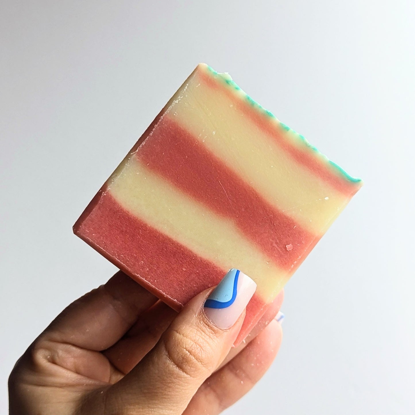 Candy Cane Vegan Soap